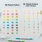Ohuhu Markers for Adult Coloring Books No Bleeding 36 Pastel Colors Coloring Markers Water-based Dual Tips Fineliner & Brush Drawing Pens Art Markers for Kids Adults Sketch Journal - Maui